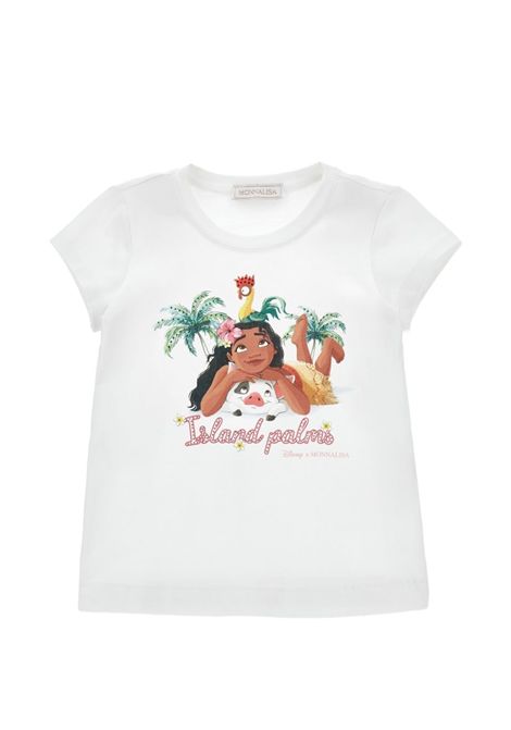 T-shirt con stampa oceania MONNALISA KIDS | 19H630 80040099